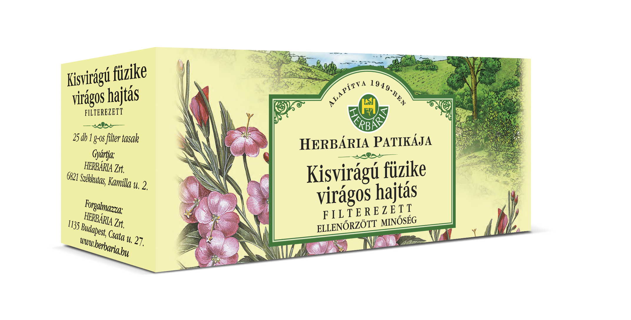 Kisvirágú füzike virágos hajtás filterezett 25db x 1g